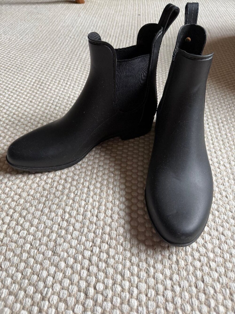 Sam Edelman | Tinsley Short Rubber Rain Boots Black Classic Matte | Size 9